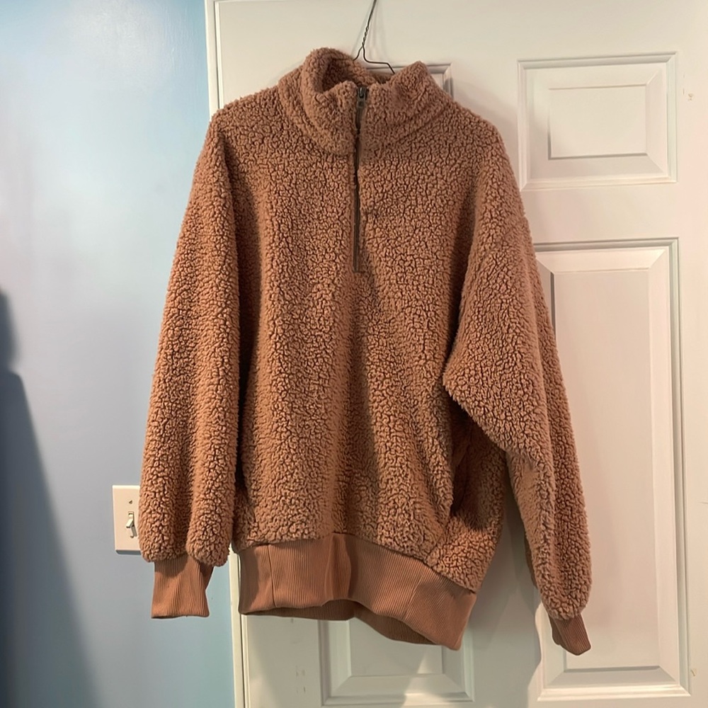 Pink Sherpa Jacket